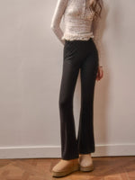 Bow Strap Knit Cami Lace & Pants Set