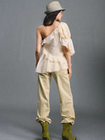 Romantic Lace One-Shoulder Top
