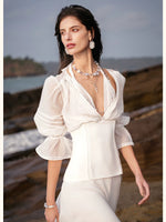 Rope Detail V Neck Shirt Dress