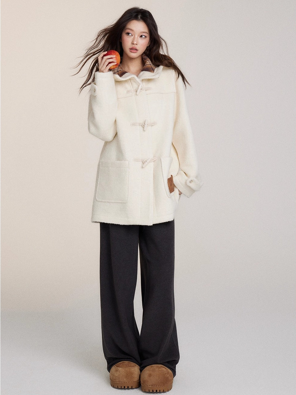 Cozy Pocket Casual Straight-Leg Trousers