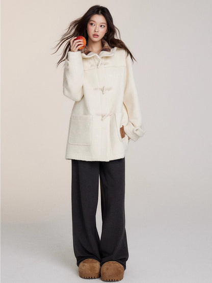 Cozy Pocket Casual Straight-Leg Trousers