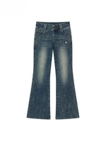 Double Waistband Flare Jeans