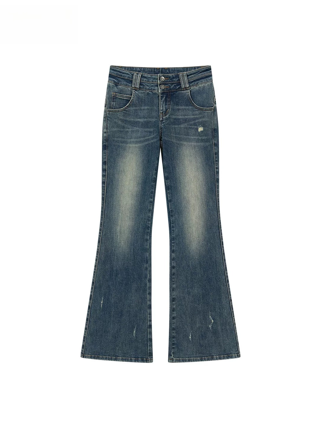 Double Waistband Flare Jeans