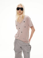 Mirror V-Neck Relaxed Tee