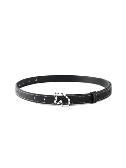Montaigne Leather Slim Belt