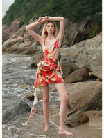 Floral Halter Lace Set