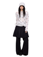 Polka Dot Mohair Hoodies