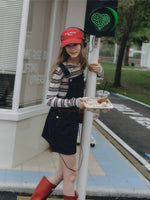 Lyocell Stripe Knit Top