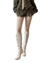 Bone Embroidery Sweat Shorts