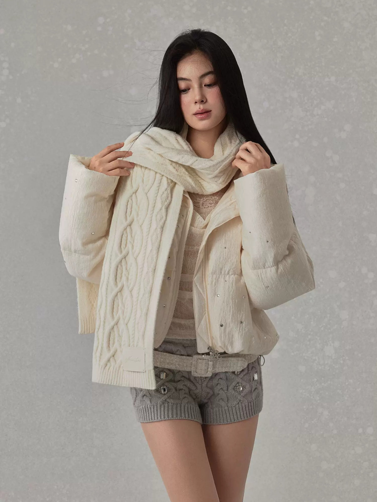 Cable Knit Scarf