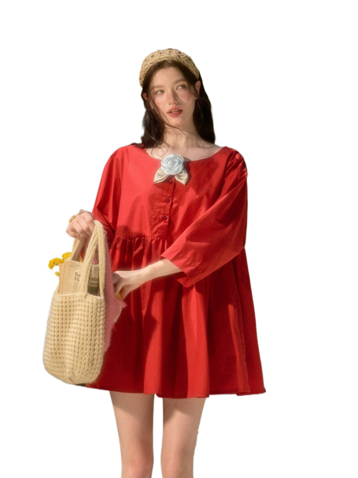 Cherry Babydoll Dress