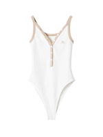 Contrast Trim V Bodysuit