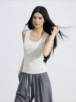 Lace Hollow Ice-Silk Vest