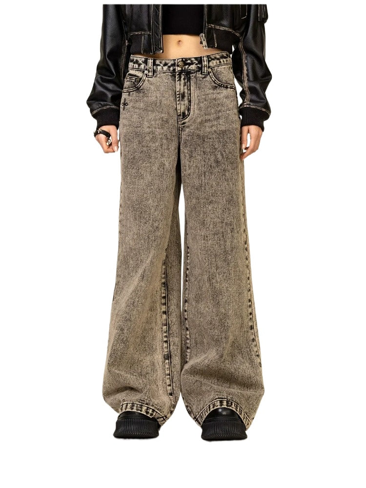 Compass Classic Wide Leg Flared Jeans