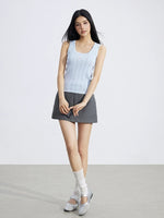 Lace Hollow Ice-Silk Vest