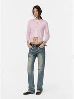 Retro Washed Slim Denim Jeans