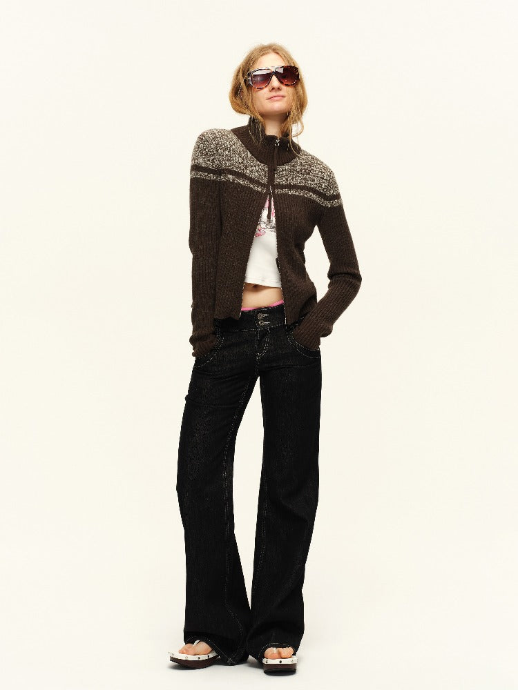 Vintage Low-Rise Straight Jeans