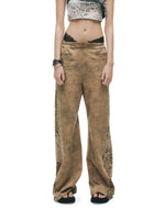 Tie-Dye Distressed Sweatpants