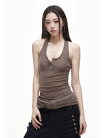 Halter Slim Fit Tank Top