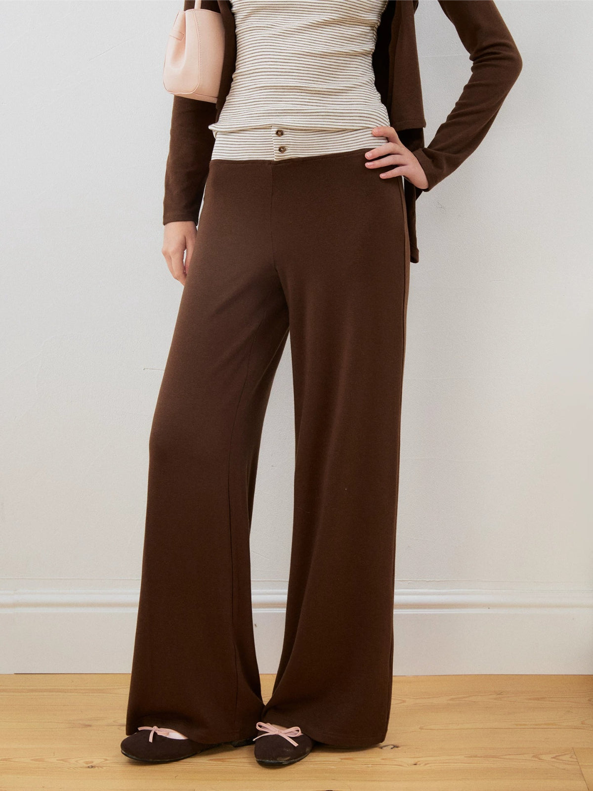 Lace Cami &amp; Wide-Leg Pants Set