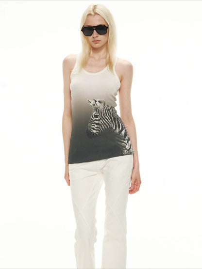 Gradient Zebra Tank