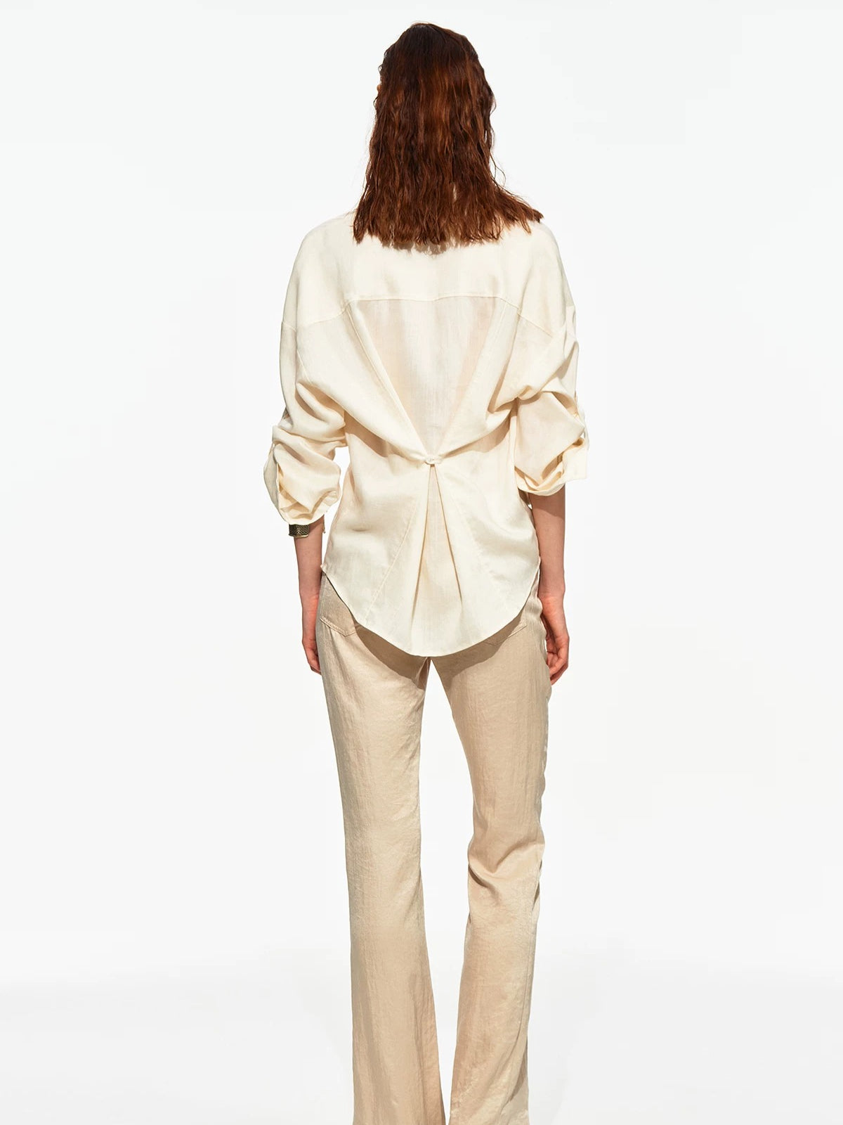 Satin Flare Pants