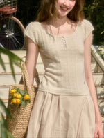 Wool Knit Top
