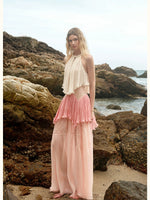 Laguna Lace Halter Maxi Dress