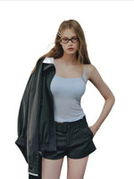 Lyocell Padded Slim Tank Top