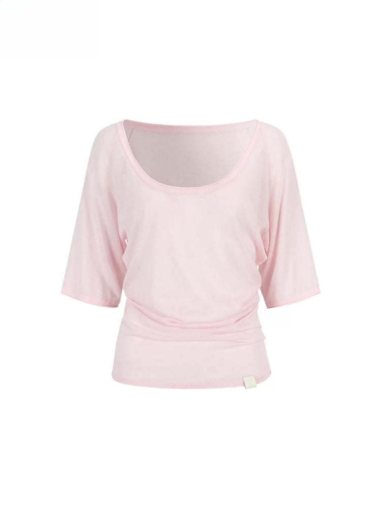 Lyocell U-Neck Top