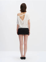 Cat Print A-Line Skirt