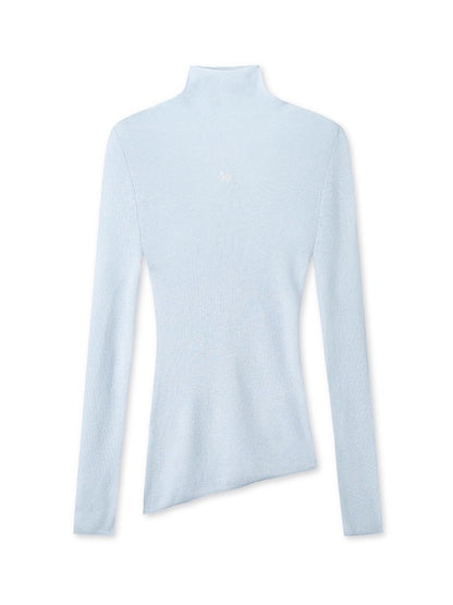 Megan Wool Turtleneck Blouse