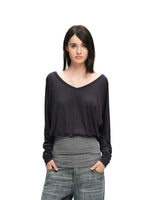 Two-Way V Neck Top