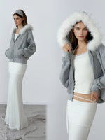 Fur Hooded Jacket