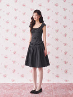 Floral Stripe Top & Skirt Set