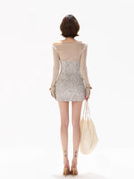 Apricot Tweed Knit Set