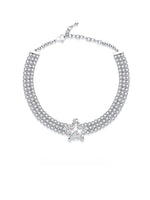 Diamond Pearl Starfish choker