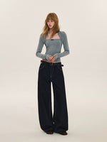 Layered Bolero Long Sleeve Top
