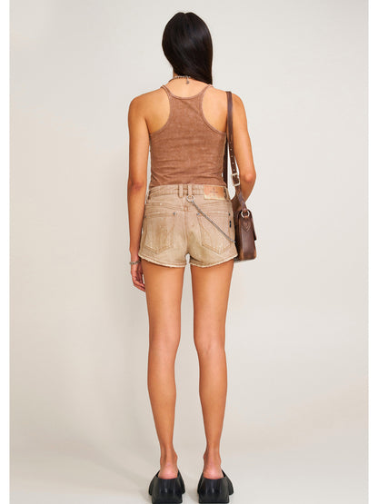 Vintage Chinese Ink Camouflage Sports Camisole