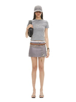 Montaigne Leather Slim Belt