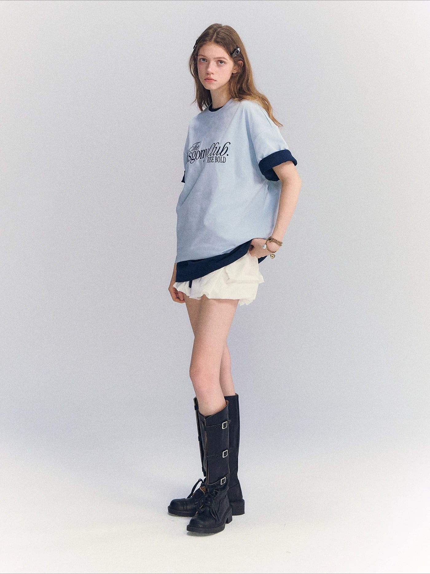 Embroidered Letter Tee