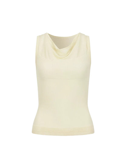 Draped Knit Tank Top