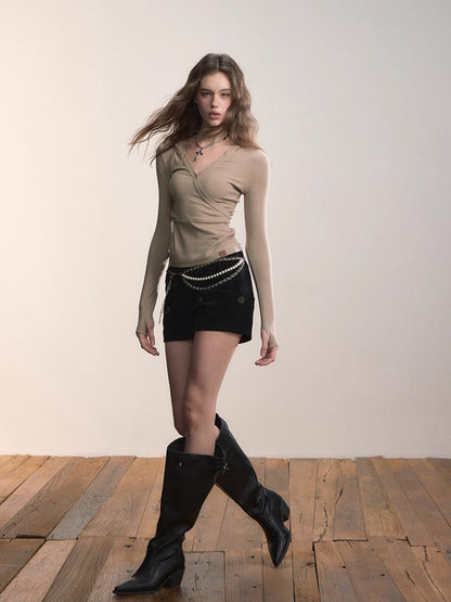 Reversible Detachable Versatile Retro Shorts