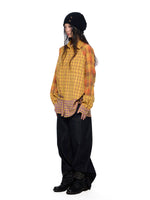 Dopamine Plaid Oversized Shirt
