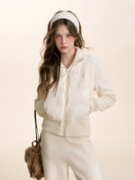 Wool Knit Down Jacket