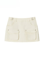 Casual Pocket A-Line Skirt