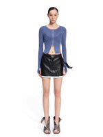 Batwing Knit Zip-Up Cardigan