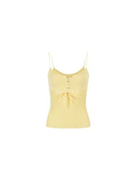 Button Lyocell Knit Tank Top