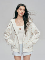 Bear Print Hoodie