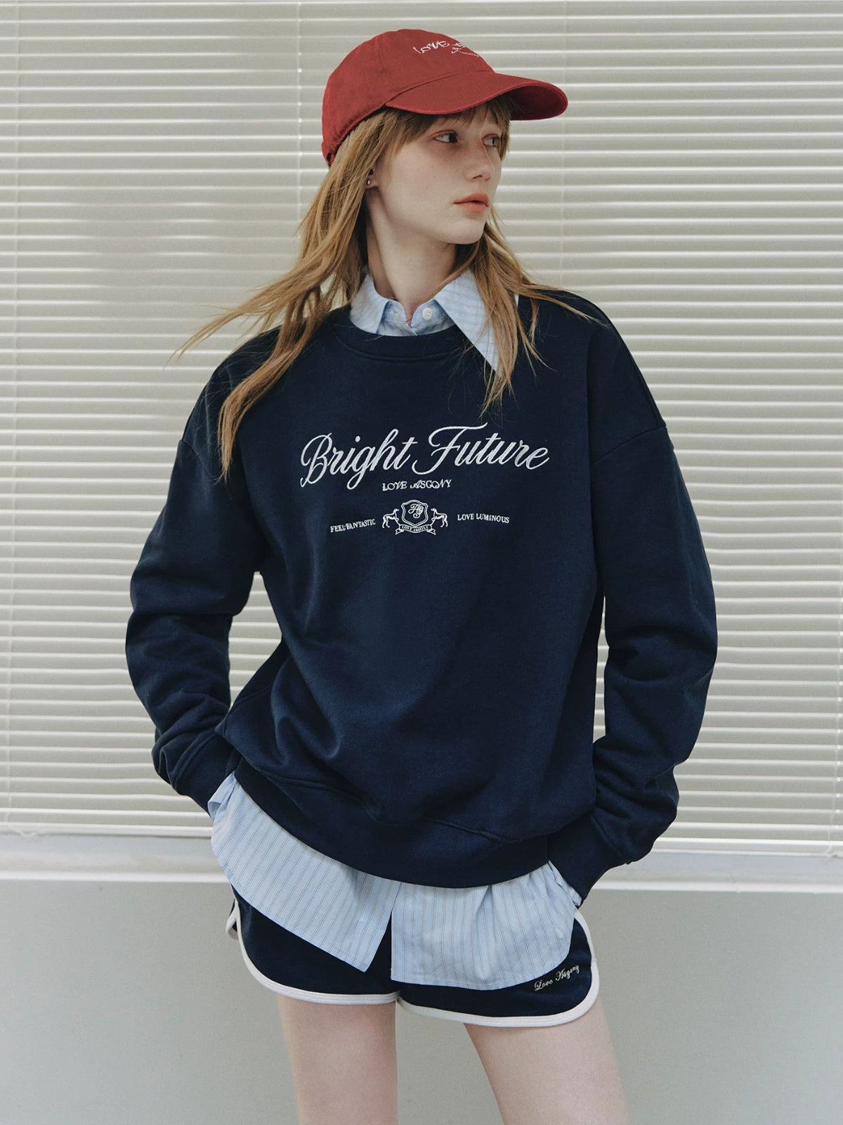 Academy Embroidery Cotton Sweatshirt